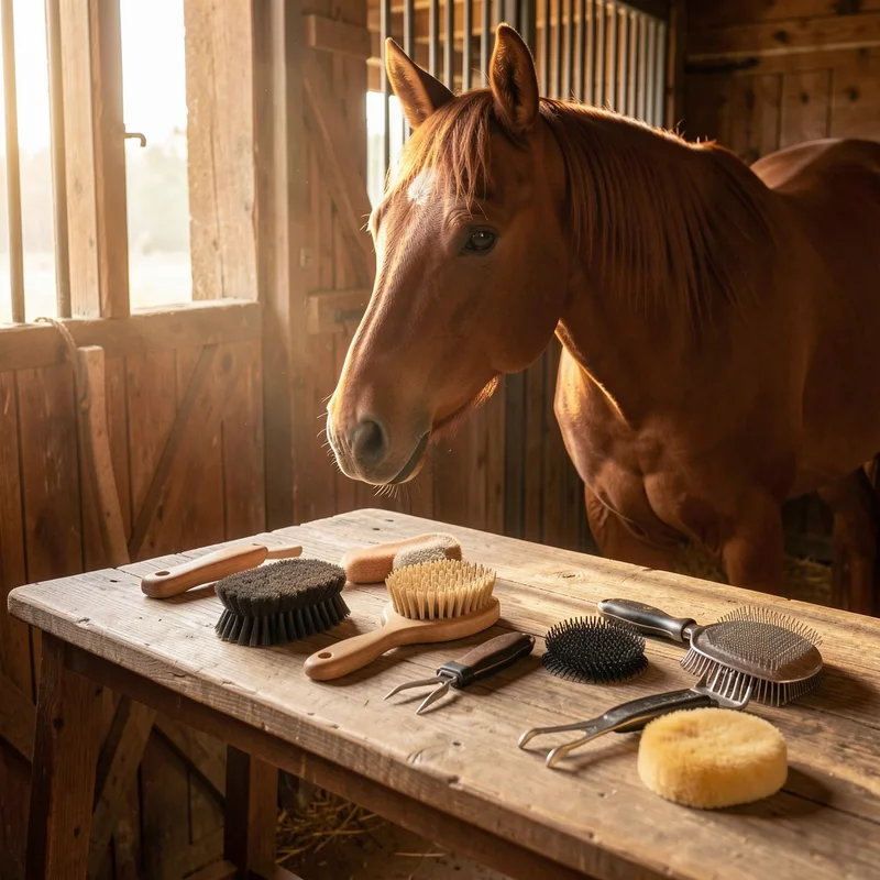 Comment panser un cheval : étapes, ordre et matériel